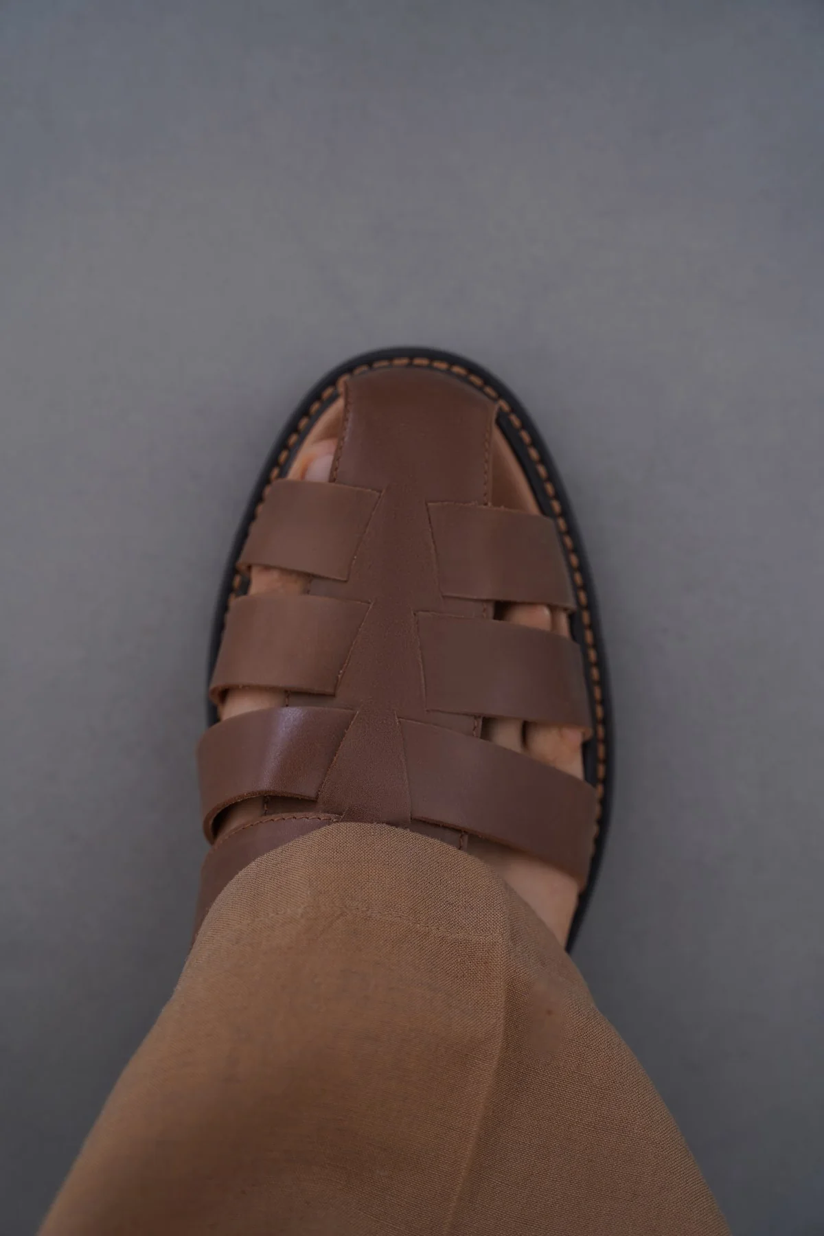 CLASSIC FISHERMAN LEATHER SANDALS