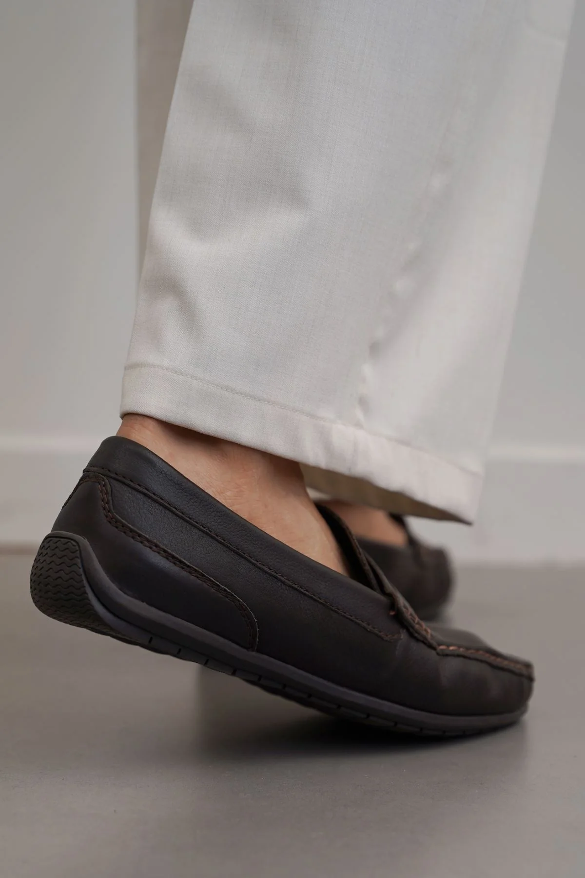 COMFORT REAL LEATHER MOCCASIN