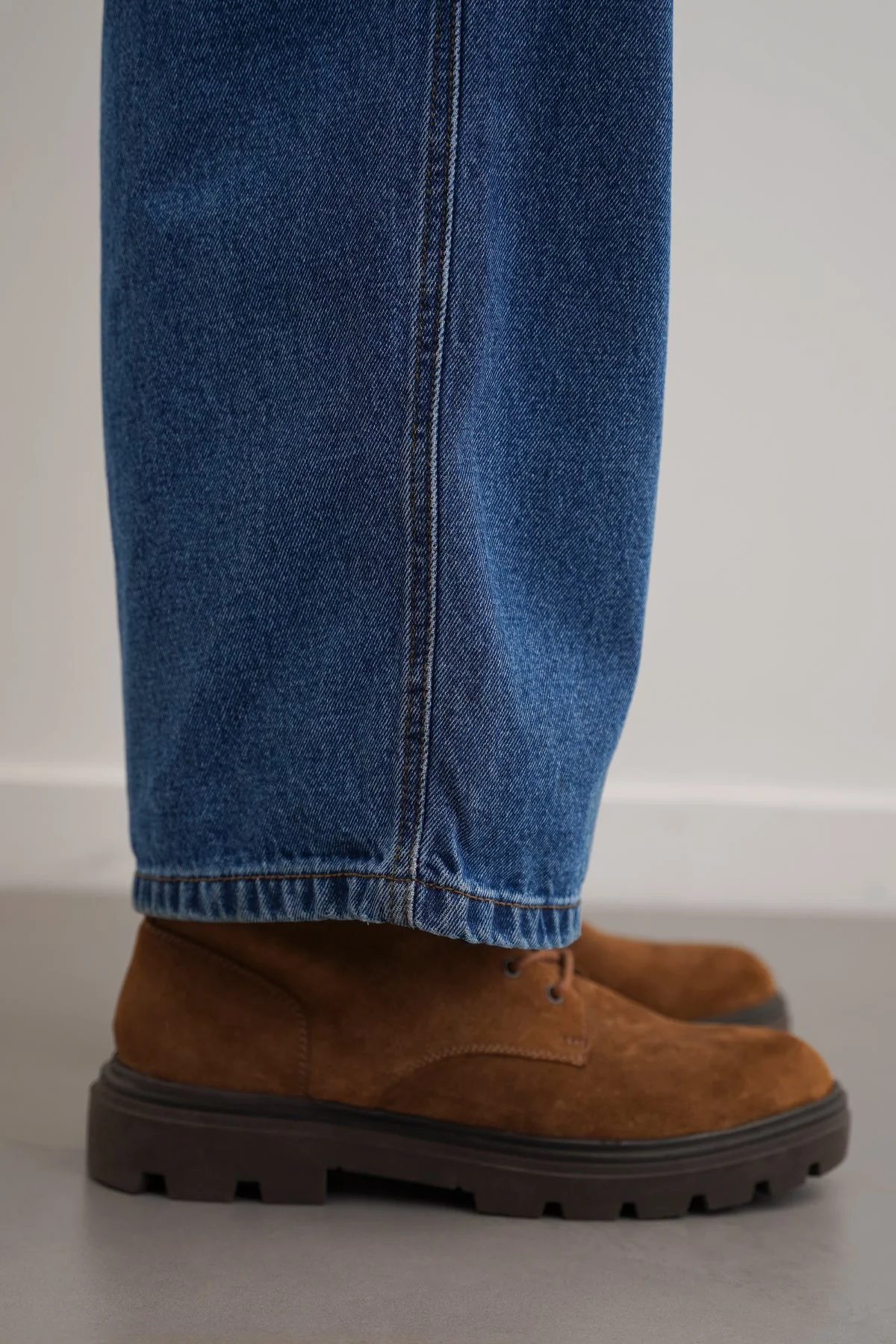 CHUNKY LEATHER BIKER BOOTS