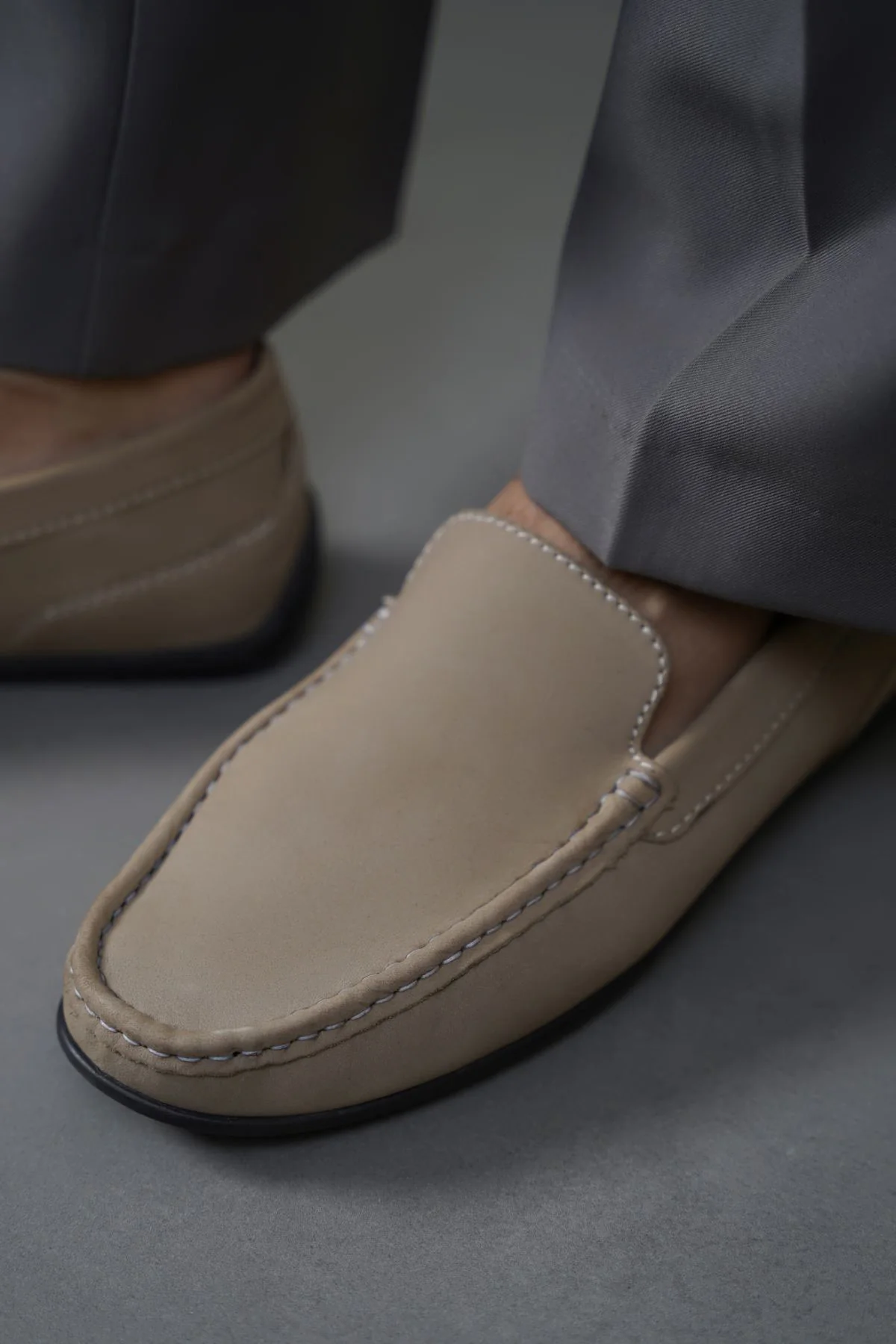 COMFORT REAL LEATHER MOCCASIN
